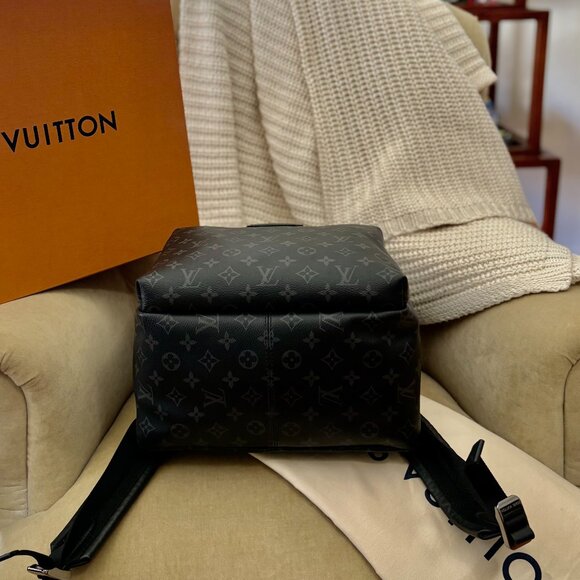 Auth. LOUIS VUITTON Discovery PM Monogram Eclipse Coated Canvas FL2109 Backpack - Picture 8 of 11